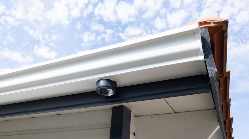 Rain Gutter Cover Installation detail